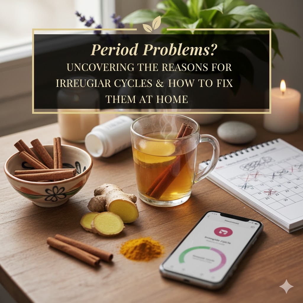 Period Problems? Uncovering the Reasons for Irregular Cycles & How to Fix Them at Home