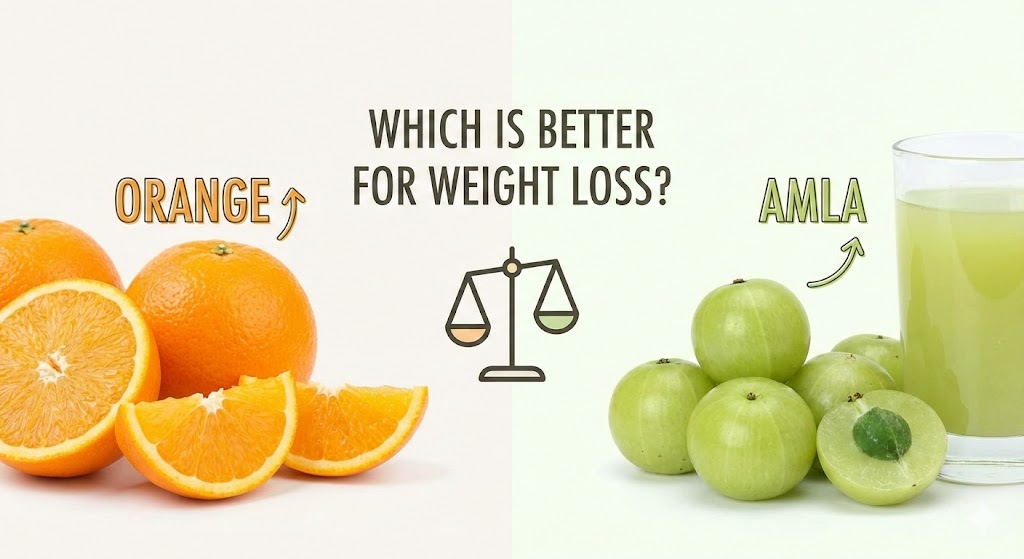 Orange vs Amla: Which Is Better for Weight Loss? A Complete Nutritional Comparison